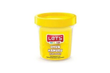 Lets Oyun Hamuru Tek Renk Neon Sarı 110 GR L8440-17