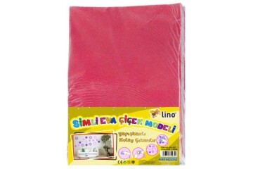 Lino Eva Yapışkanlı Simli Çiçek Modeli 33x35 2 Renk DS-507