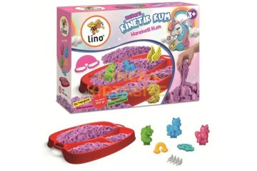 Lino Kinetik Kum Seti Unicorn (350 Gr Kum+6 Kalıp) Ln-552