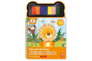 Lino Parmak Boyama Aktivite Kitabı Anımal Lp-600