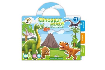 Lino Tekrar Tekrar Kullanılabilen Sticker Dınosaur World LS-303