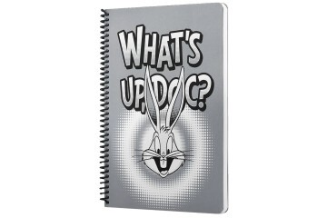 Mabbels Spiralli Defter Looney Tunes Whats up Doc Gri 80 YP 17x24 DFT-388487