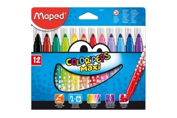 Maped Keçeli Boya Kalemi Maxi 12 Renk 846020
