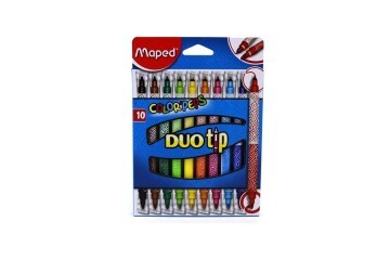 Maped Keçeli Boya Kalemi Peps Duo Tip 10 Renk 849010