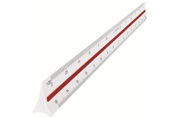 Maped Mikyas Cetvel Plastik 1:20 / 1:100 Ölçek 240013