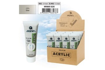 Maries Akrilik Boya 30 ML Silver 121 813B