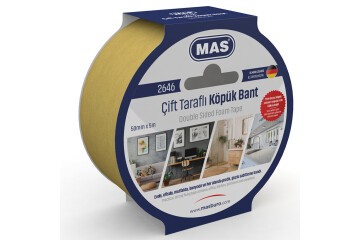 Mas Çift Taraflı Köpük Bant 50 MM  x 5 M 2646