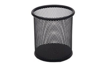 Mas Kalemlik Metal Perforeli Silindir Siyah 500