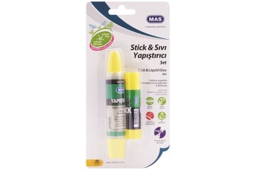 Mas Kartelada Stick+Sıvı Yapıştırıcı Seti 2071