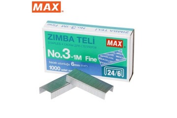 Max Zımba Teli No 24/6 3-1M