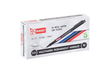 Mikro Asetat Kalemi Permanent M Seri Siyah MK 419