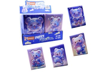 Mikro Not Defteri Puffy Cute Bear Pf-110
