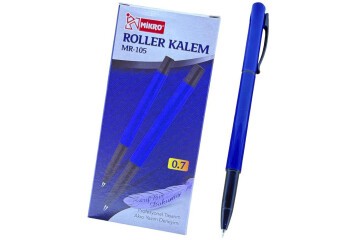 Mikro Roller Kalem Standlı  Mavi 0.7 MM Mr-105