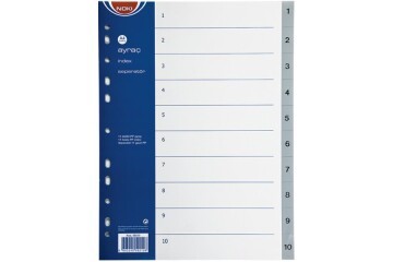 Noki Seperatör 1-10 Rakamlı Plastik A4 59210