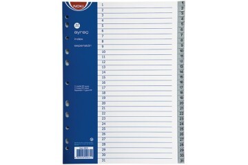 Noki Seperatör 1-31 Rakamlı Plastik A4 59231