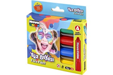 Nova Color Yüz Boyası 4 Lü Set NC-211