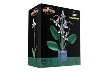 Oceanfour Blok Oyuncak 06289-101-1 Lotus Orkide Çiçek Lego