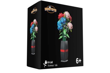 Oceanfour Blok Oyuncak 06289-101-3 Gül Buketi 9lu Çiçek Lego