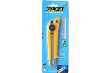 Olfa Maket Bıçağı Geniş Sıkıştırmalı Ağır Model L-1
