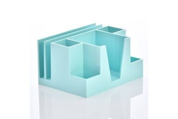 Ops Masa Seti Kalemlik-Organizer Pastel Mavi KLM 207