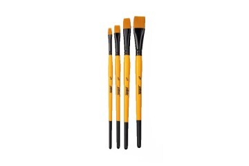 Pebeo Fırça Seti Düz Kesik No:1/4-3/8-1/2-5/8 4 LÜ SET-10