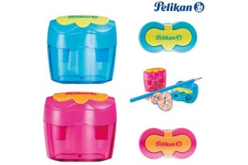 Pelikan Kalemtraş Çiftli Kapaklı Çiçek 700696
