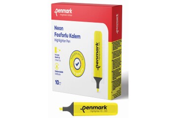 Penmark Fosforlu Kalem Neon Sarı HS-505 01