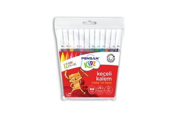 Pensan Keçeli Boya Kalemi Kidz 12 Renk 99060