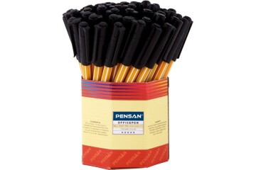 Pensan Tükenmez Kalem Office Pen Siyah 1010