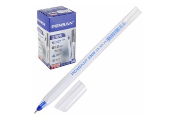 Pensan Tükenmez Kalem Üçgen Mavi 0.5 MM 50 Li 2305