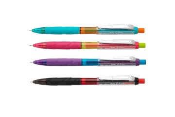 Pentel Versatil Kalem Metal Klipsli Büyük Boy Silgili Q-ERASE 0.7 MM Pembe