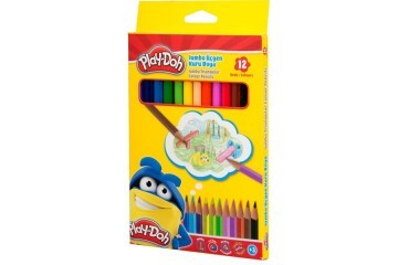 Play-Doh Kuru Boya Jumbo Üçgen 12 Renk PLAY-KU008