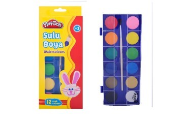 Play-Doh Sulu Boya 28 MM Büyük Boy 12 Renk PLAY-SU003