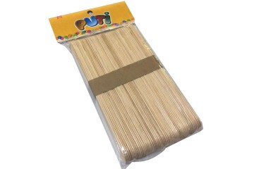 Puti Ahşap Büyük Dil Çubuğu Natural 50 Lİ 4612