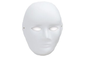 Puti Maske Karton Küçük Surat 5169