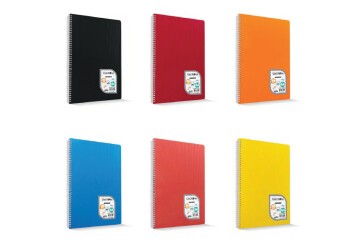 Çınar Colormaxi Spiralli Plastik Kapak 17x24 96 YP Düz 96/0