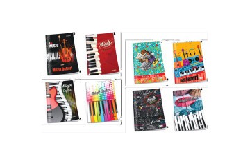 Çınar Müzik Defteri Dikişli Karton Kapak 40 YP A4 22002