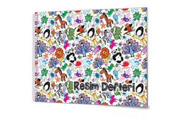 Çınar Resim Defteri Spiralli 15 YP 17x24 33002