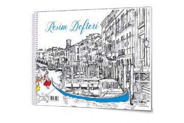 Çınar Resim Defteri Spiralli Karton Kapak 15 YP 33x48 33001