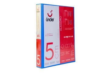 Önder Sunum Klasörü 4 Halkalı 50 MM A4 Mavi 2015-1