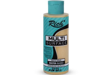 Rich Akrilik Boya Multi Surface 120 CC Kum Beji 2114
