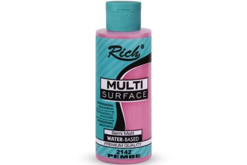Rich Akrilik Boya Multi Surface 120 CC Pembe 120-2142