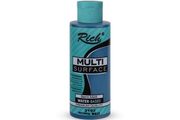 Rich Akrilik Boya Multi Surface 120 CC Petrol Mavi 2192