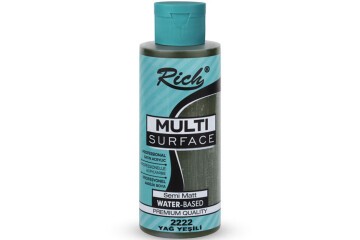 Rich Akrilik Boya Multi Surface 120 CC Yağ Yeşili 2222