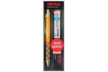 Rotring Okul Seti Tikky Rd 0.7+Min Silgi Hediyeli Mango Turuncu