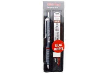 Rotring Okul Seti Tikky Retro 0.5+Min Silgi Hediyeli Gri