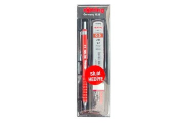 Rotring Okul Seti Tikky Retro 0.5+Min Silgi Hediyeli Kırmızı