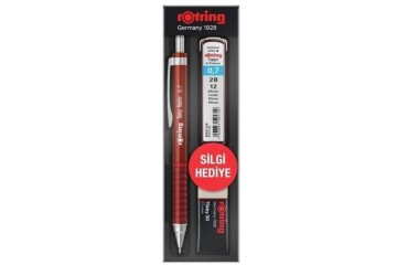 Rotring Okul Seti Tikky Retro 0.7+Min Silgi Hediyeli Kırmızı