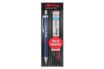Rotring Okul Seti Tikky Retro 0.7+Min Silgi Hediyeli Mavi
