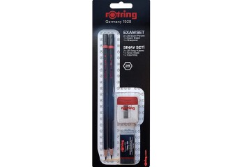 Rotring Sınav Seti 2B+Silgi+Kalemtıraş Bls 2 Li